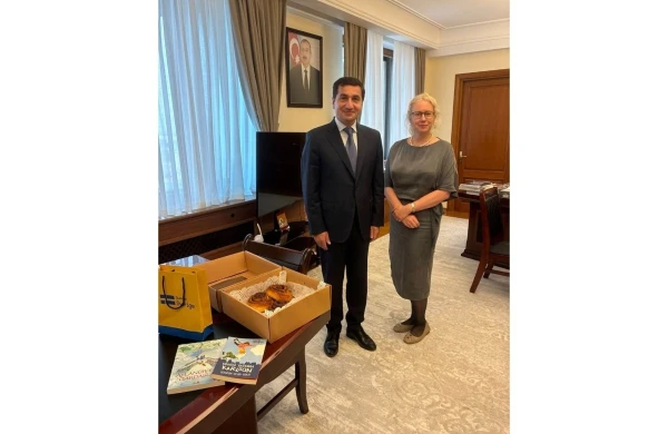 İsveç səfiri Hikmət Hacıyevlə görüşüb&nbsp;