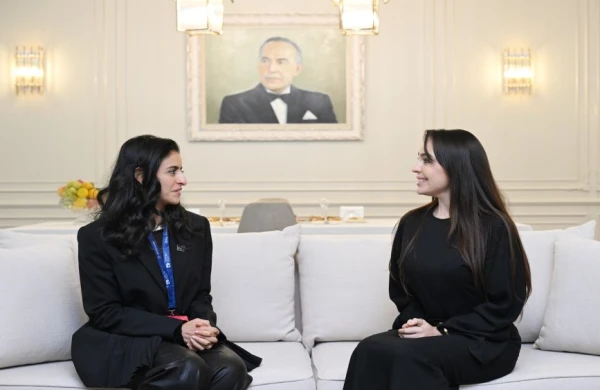 Leyla Əliyeva onunla  görüşüb 