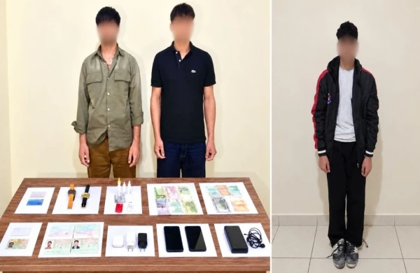 Dövlət sərhədini pozmağa cəhd edən 3 Əfqanıstan vətəndaşı saxlanılıb - FOTO