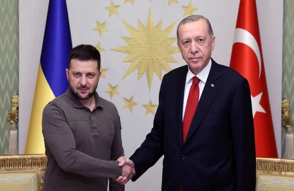 Ərdoğan Zelenskini qəbul edib&nbsp;