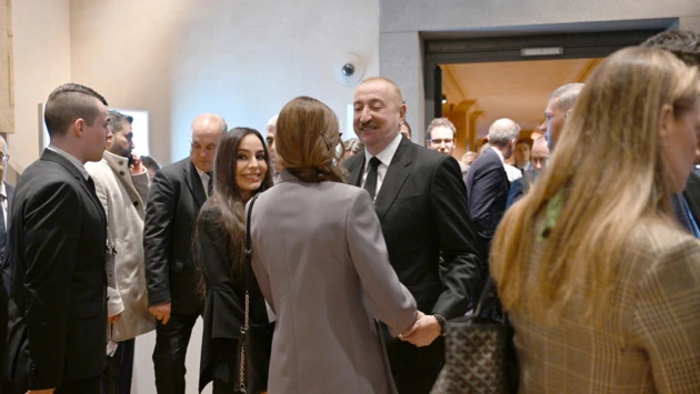 Prezident ailəsinin Münxendən səmimi - Fotoları 