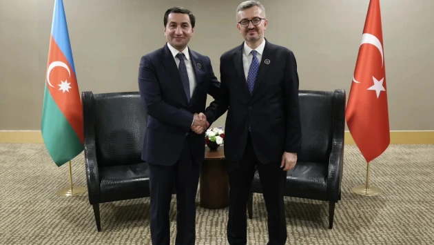 Burhanəddin Duran və Hikmət Hacıyev Antalya Diplomatiya Forumu çərçivəsində görüşüblər