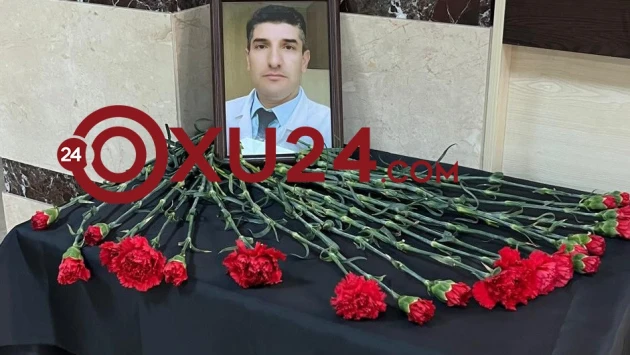  Milli Onkologiya Mərkəzi həkimi ilə vidalaşır   —  FOTO