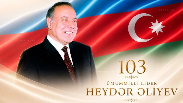 Ümummilli Lider Heydər Əliyevin anadan olmasının 103-cü ildönümüdür&nbsp;