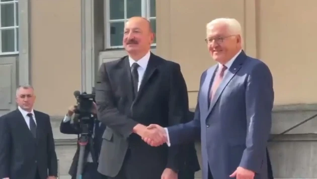 Almaniya Prezidenti İlham Əliyevi belə qarşıladı – VİDEO&nbsp;