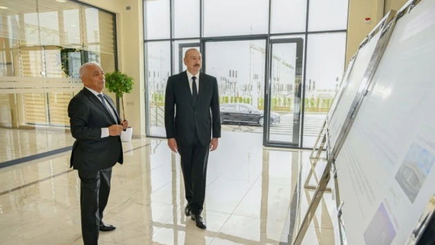 Prezident açılışda iştirak edib