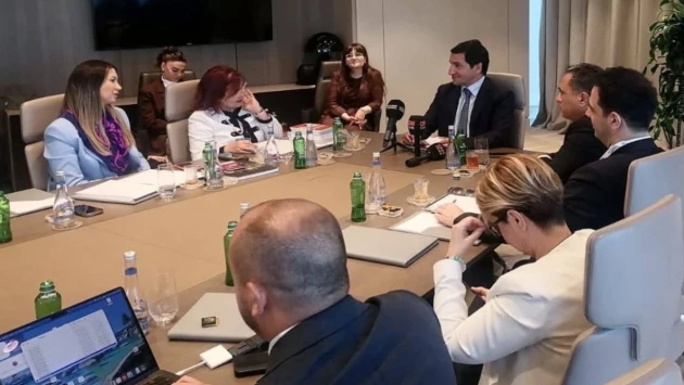 Hikmət Hacıyev TADİV nümayəndə heyətini qəbul edib 