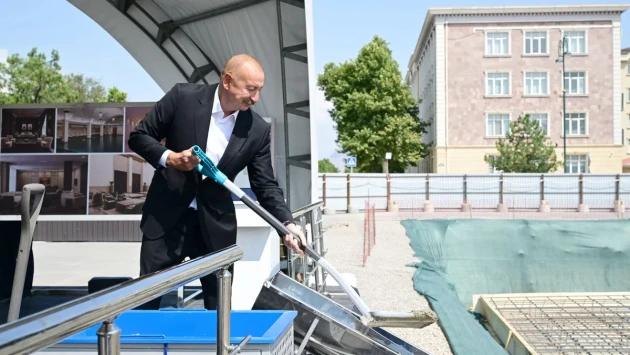 "Naxçıvan" Mehmanxana Kompleksinin təməli qoyulub&nbsp;
