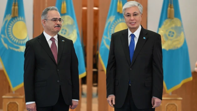 Azərbaycan səfiri etimadnaməsini Qazaxıstan Prezidentinə təqdim etdi - Fotolar 
