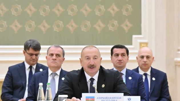 Prezidenti İlham Əliyev tədbirdə çıxış edib
