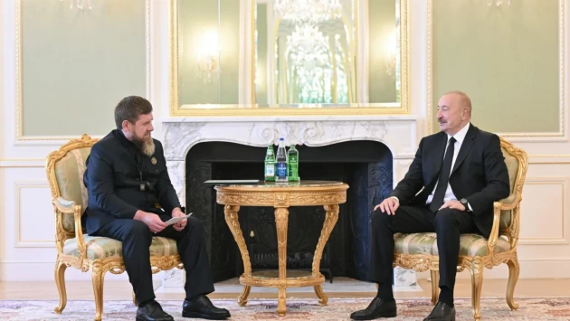 İlham Əliyev Ramzan Kadırovu qəbul edib