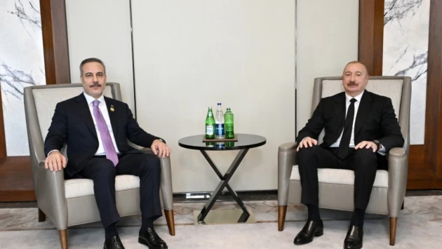Prezident İlham Əliyev Hakan Fidanı qəbul edib 