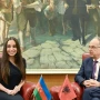 Leyla Əliyeva Tiranada Albaniya Prezidenti Bayram Beqay ilə görüşüb 