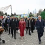 Alena Əliyeva Novruz yarmarkasını ziyarət edib 