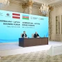 İlham Əliyev və Edqars Rinkeviçsin iştirakı ilə Bakıda Azərbaycan-Latviya biznes-forumu keçirilib