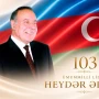 Ümummilli Lider Heydər Əliyevin anadan olmasının 103-cü ildönümüdür&nbsp;