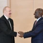 Prezident İlham Əliyev Keniya Prezidentinin başçılıq etdiyi nümayəndə heyəti ilə görüşüb 