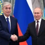 Putin Qazaxıstana səfər edib 