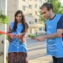 Leyla Əliyevanın iştirakı ilə Yevlaxda abadlaşdırılmış məhəllə sakinlərin istifadəsinə verilib&nbsp;