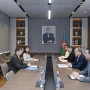Ceyhun Bayramov Dmitri Şlapaçenkonu qəbul edib