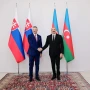 İlham Əliyev və Slovakiya Prezidenti Şuşada mətbuata bəyanatlarla çıxış edirlər&nbsp;