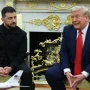 Trampın Zelenski ilə görüşü təxminən bir saat davam edib&nbsp;