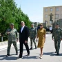 Prezident Döyüş bayraqlarının verilməsi mərasimində - Video-Fotolar 