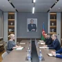 İsveçin yeni səfiri etimadnaməsinin surətini Ceyhun Bayramova təqdim edib&nbsp;