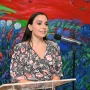 Leyla Əliyeva Madriddə ispanca çıxış etdi - Video