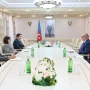 Sahibə Qafarova yeni səfirlə görüşdü 