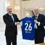 Prezident İlham Əliyev FIFA-nın prezidentini qəbul edib 