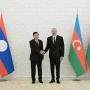 İlham Əliyevin Laos Prezidenti ilə geniş tərkibdə görüşü olub&nbsp;