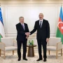İlham Əliyev Özbəkistan Prezidenti ilə görüşüb 