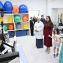 Leyla Əliyeva Arkadağ şəhərində Uşaq Sağlamlığı və Reabilitasiya Mərkəzinin fəaliyyəti ilə tanış olub