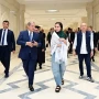 Leyla Əliyeva “Uşağın gözü ilə dünya” sərgisində - Foto